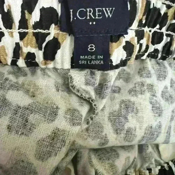 J. Crew Factory Leopard Print Pants - Picture 8 of 9